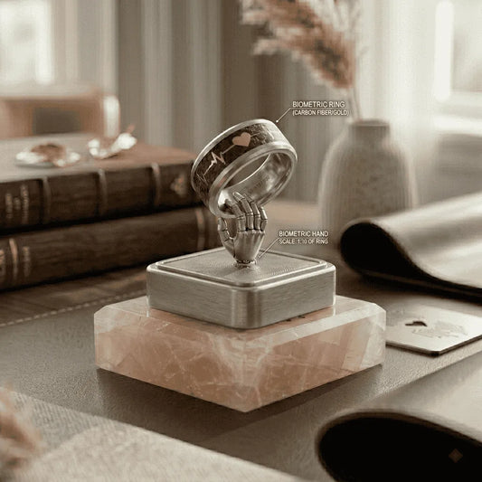 Stylish Stain-less Steel Heartbeat Ring