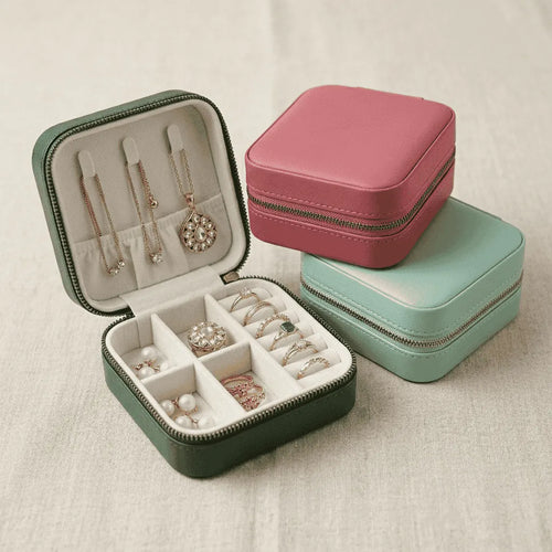 Mini Premium Leather Jewelry Box
