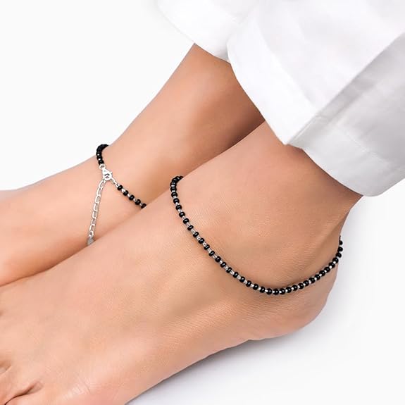 GIVA 925 Silver Swaying Shadows Anklet | Gifts for Women and Girls | With Certificate of Authenticity and 925 Stamp|6 Months Warranty* (lwpoo)