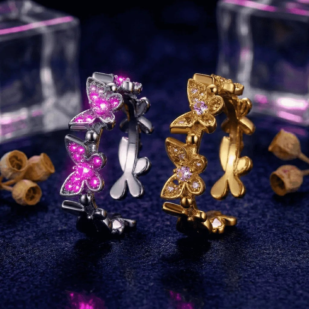 Elegant Butterfly Adjustable Ring