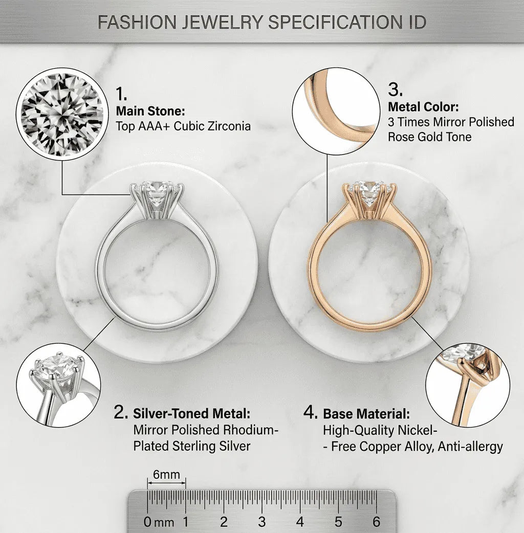 Elegant Diamond Ring for Girls