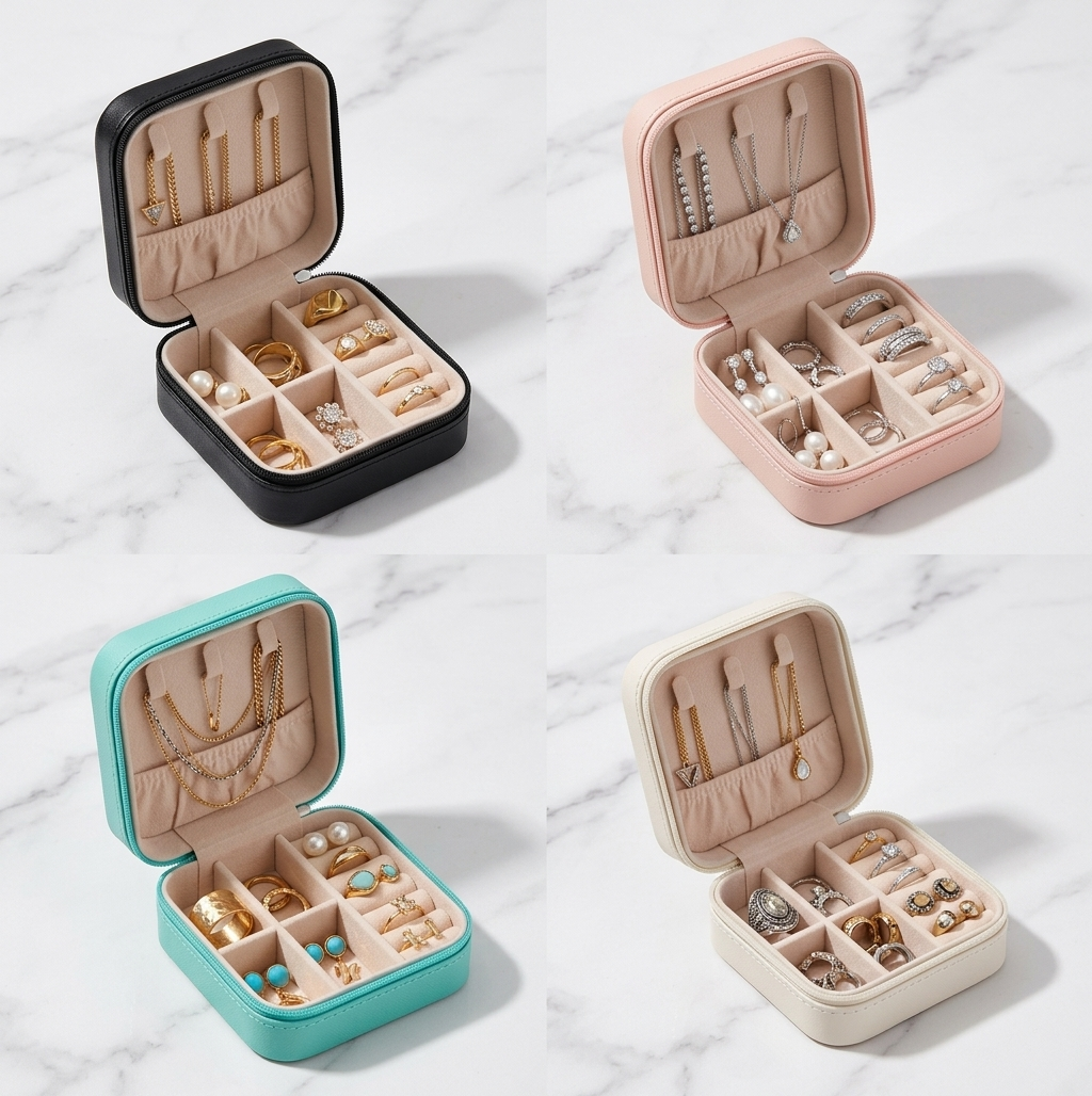 Mini Travel Jewelry Box
