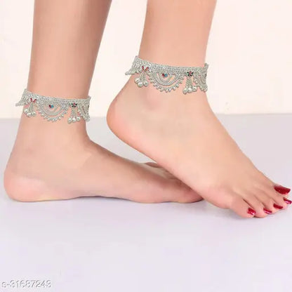 Shimmering Chunky Women Anklets & Toe Rings (GAzxS)