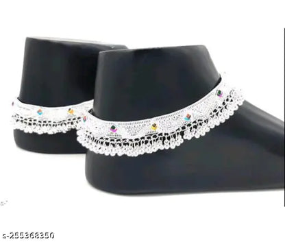 Birbal anklet payal with meenakari (zlrAs)