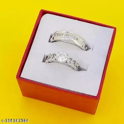 Adjustable Couple Rings | Heart Trend Rings| Fashionable Women Rings | Gifts For Couples (Ve4Qv)